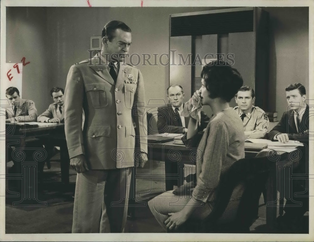 1962 Press Photo Chester Morris stars in &quot;The Defenders.&quot; - Historic Images