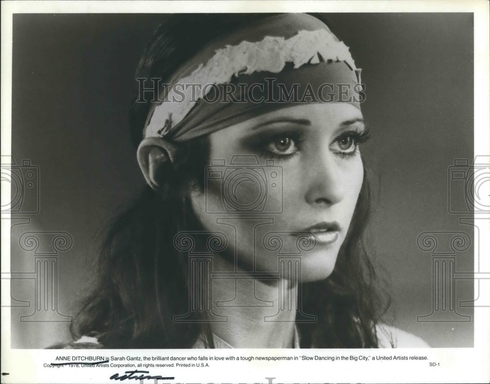 1979 Press Photo Anne Ditchburn Actress star in &quot;Slow Dancing in the Big City&quot;. - Historic Images