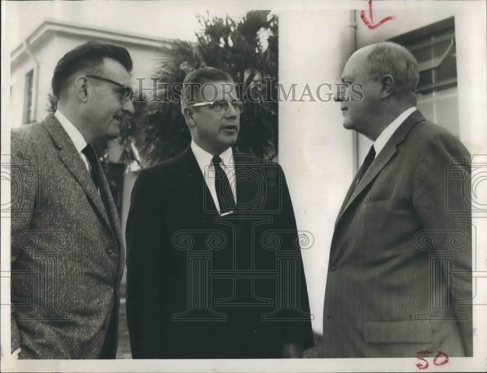 1959 Press Photo Leaders of Florida Presbyterian College. - Historic Images