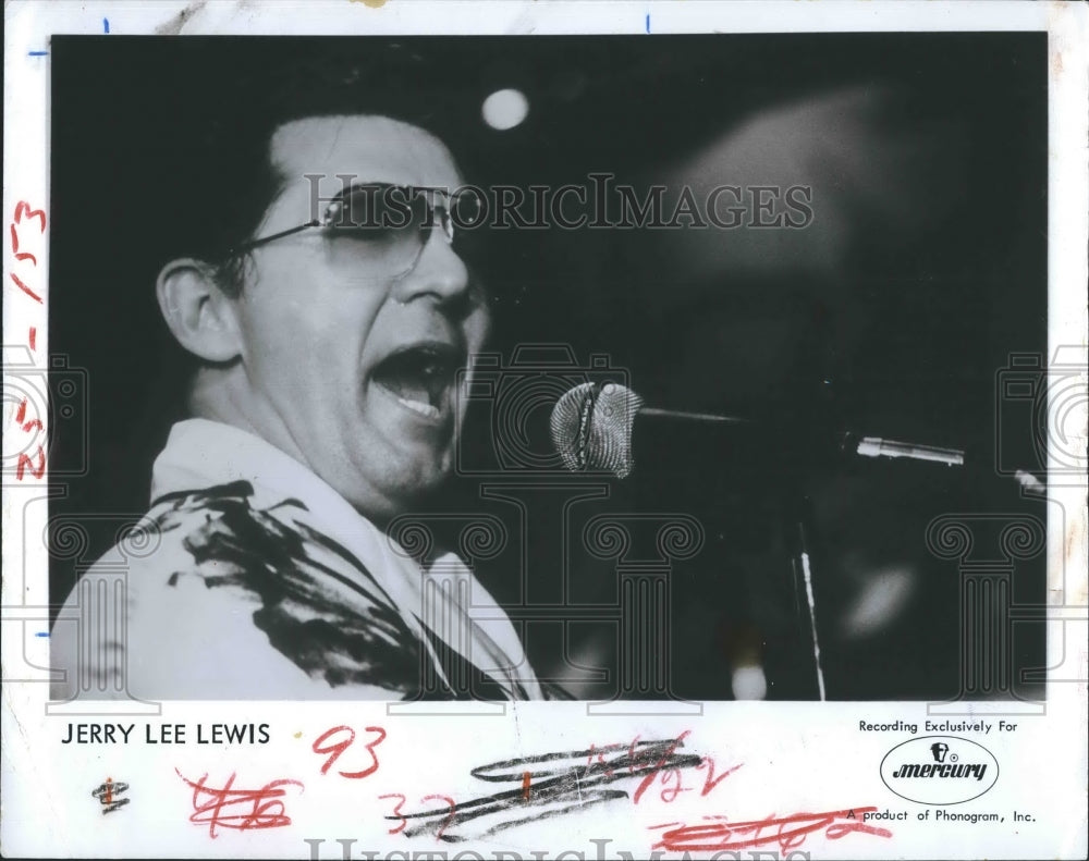 1978 Press Photo Jerry Lee Lewis Musician - RSH19997 - Historic Images