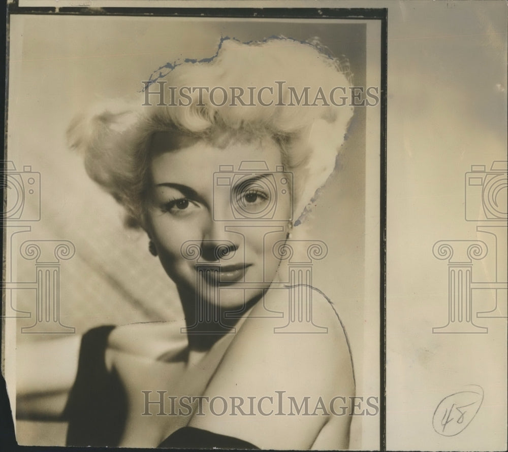 1950 Press Photo Actress Gregg Sherwood - Historic Images