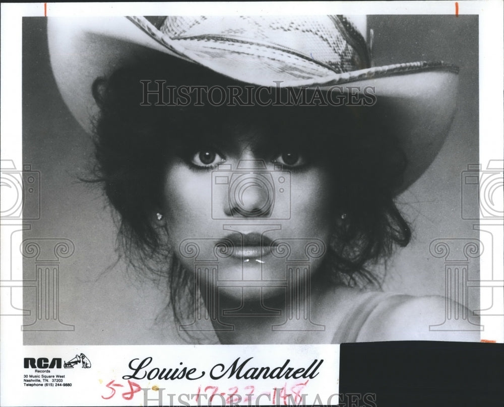 1983 Press Photo Louise Madrell - Historic Images