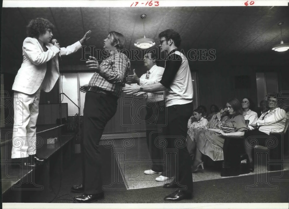 1981 Press Photo Eddi Lord Musician - RSH20203 - Historic Images