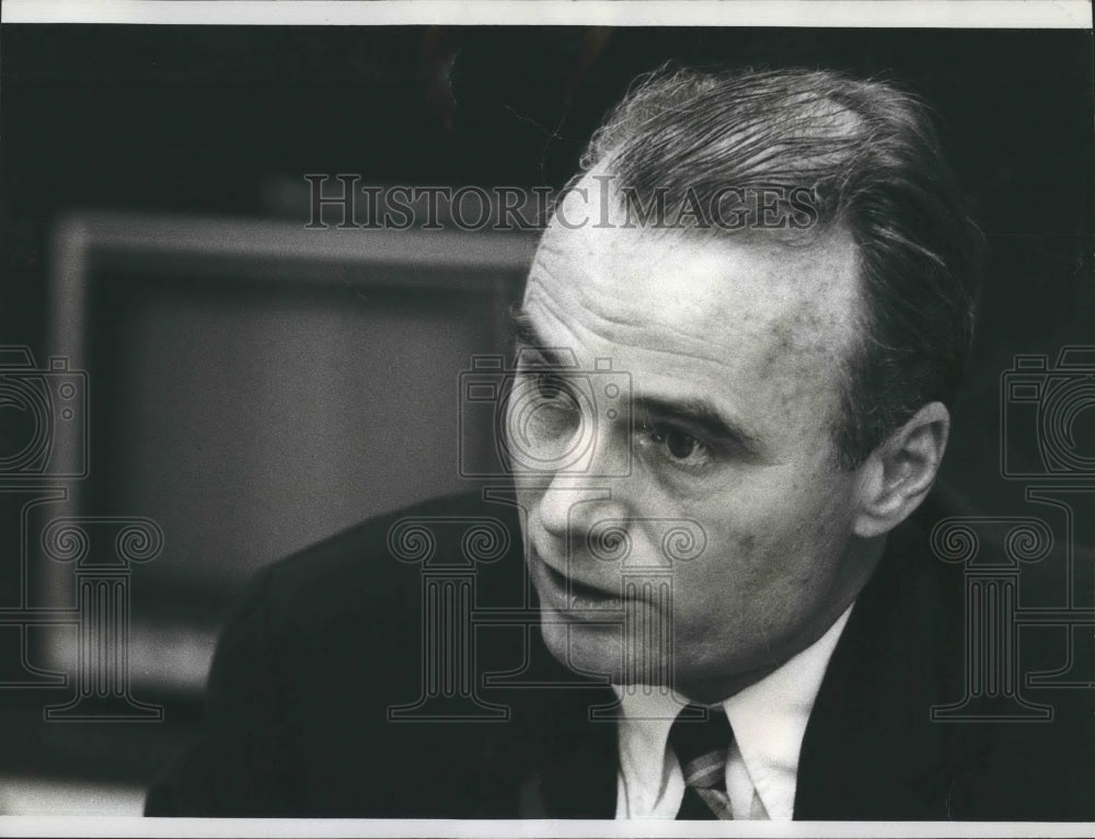 1973 Press Photo Henry Loomis President Corporation For Public Broadcasting - Historic Images