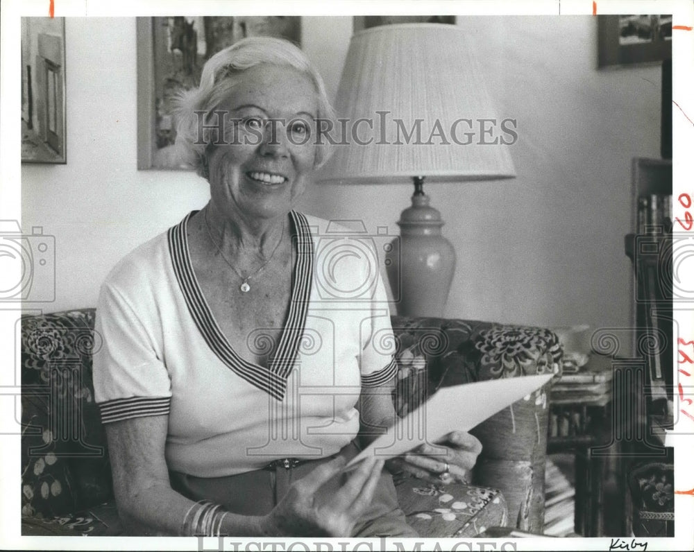 1983 Press Photo Helene Loomis Actress - RSH20257 - Historic Images