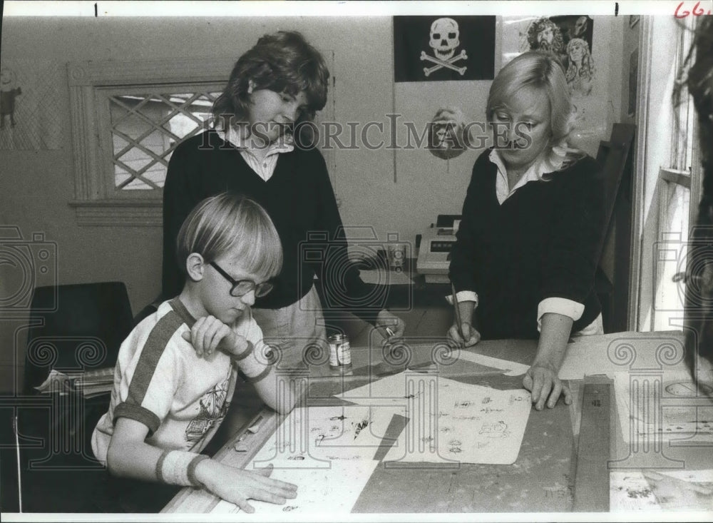 1983 Press Photo Michael Marsh Carole Marsh Longmeyer Children&#39;s Author Alison - Historic Images