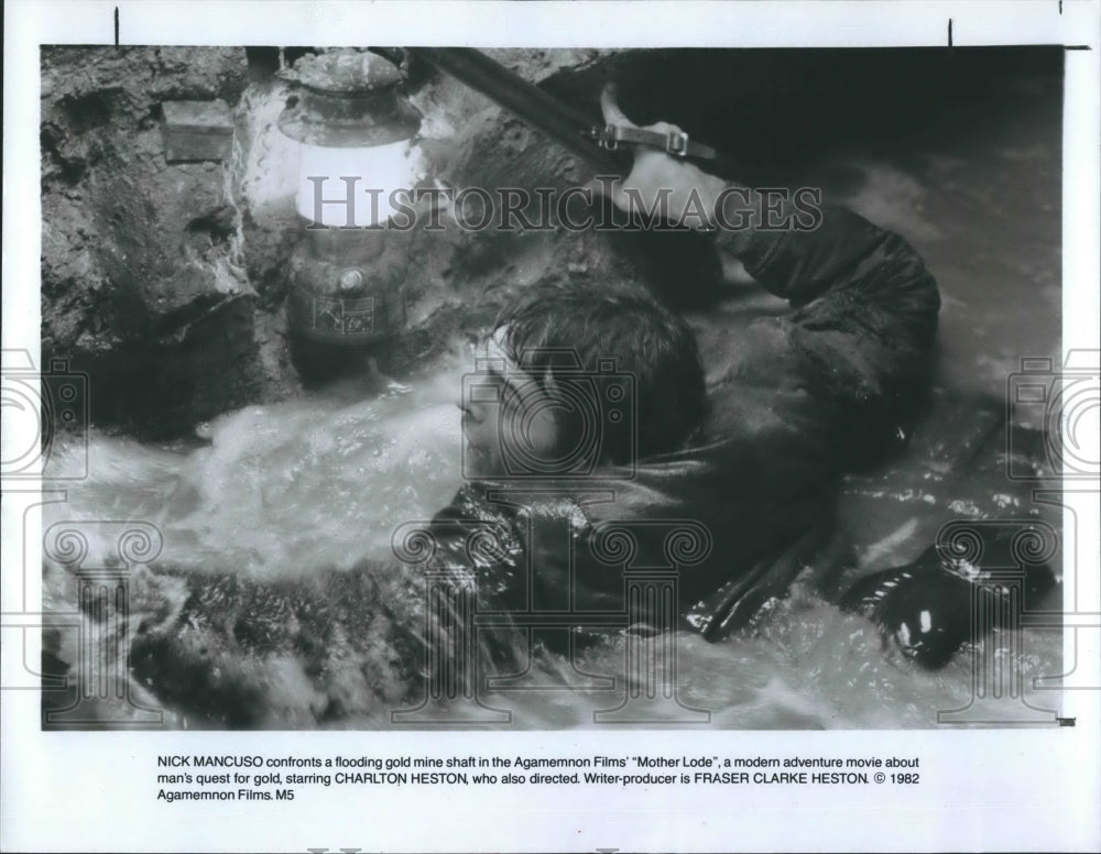 1983 Press Photo Nick Mancuso in "Mother Lode" - Historic Images