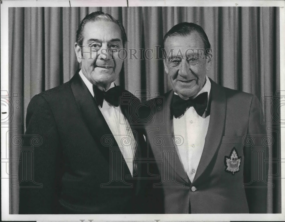 1977 Press Photo Victor Lombardo and Lebert Lombardo - Historic Images