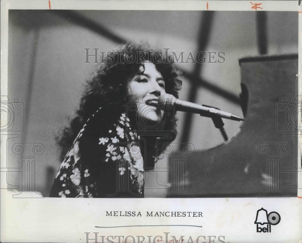 1975 Press Photo Musician Melissa Manchester - Historic Images