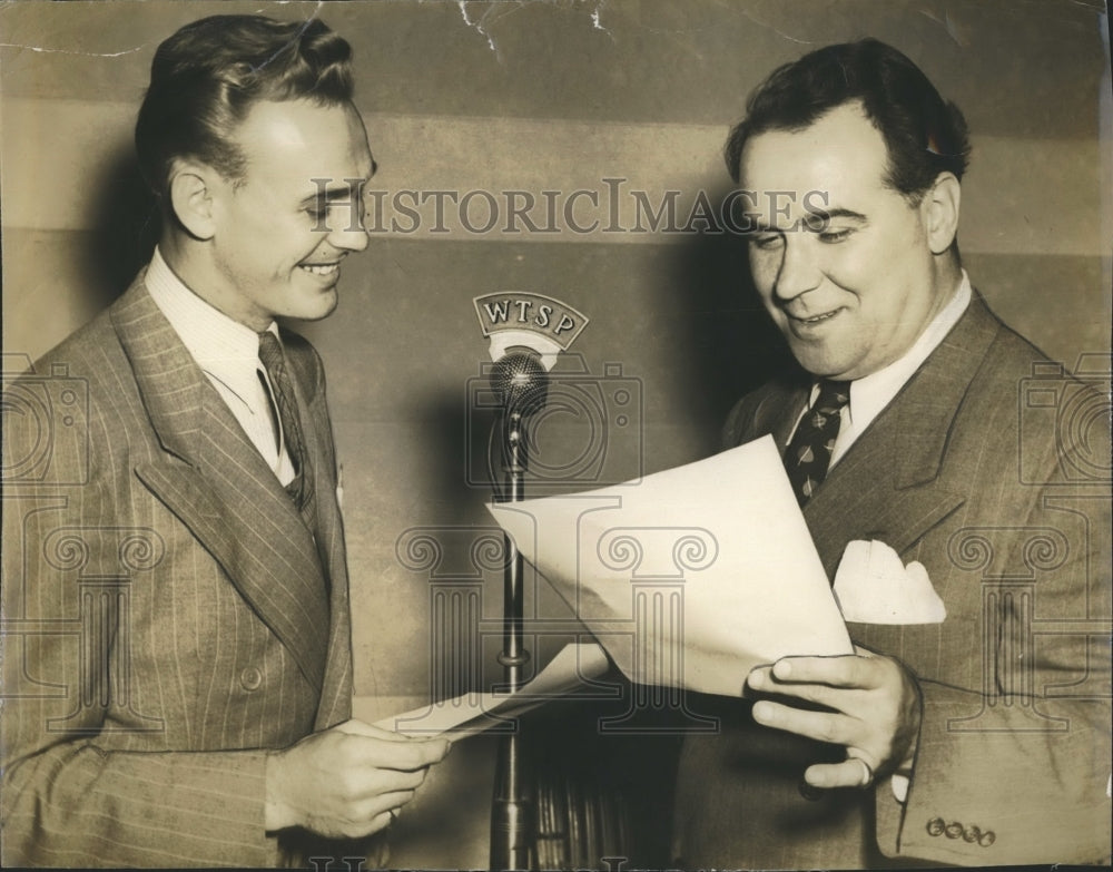 1941 Press Photo Jack Swift and Russ Morgan - Historic Images
