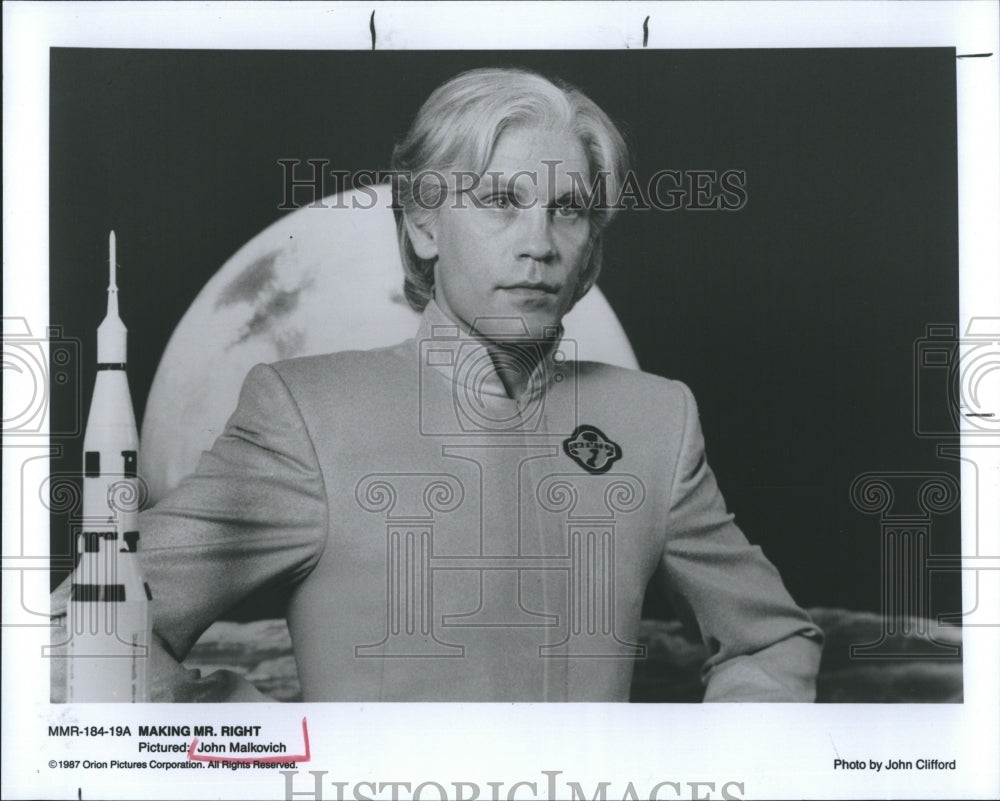 1987 Press Photo Actor John Malkovich - RSH20795 - Historic Images