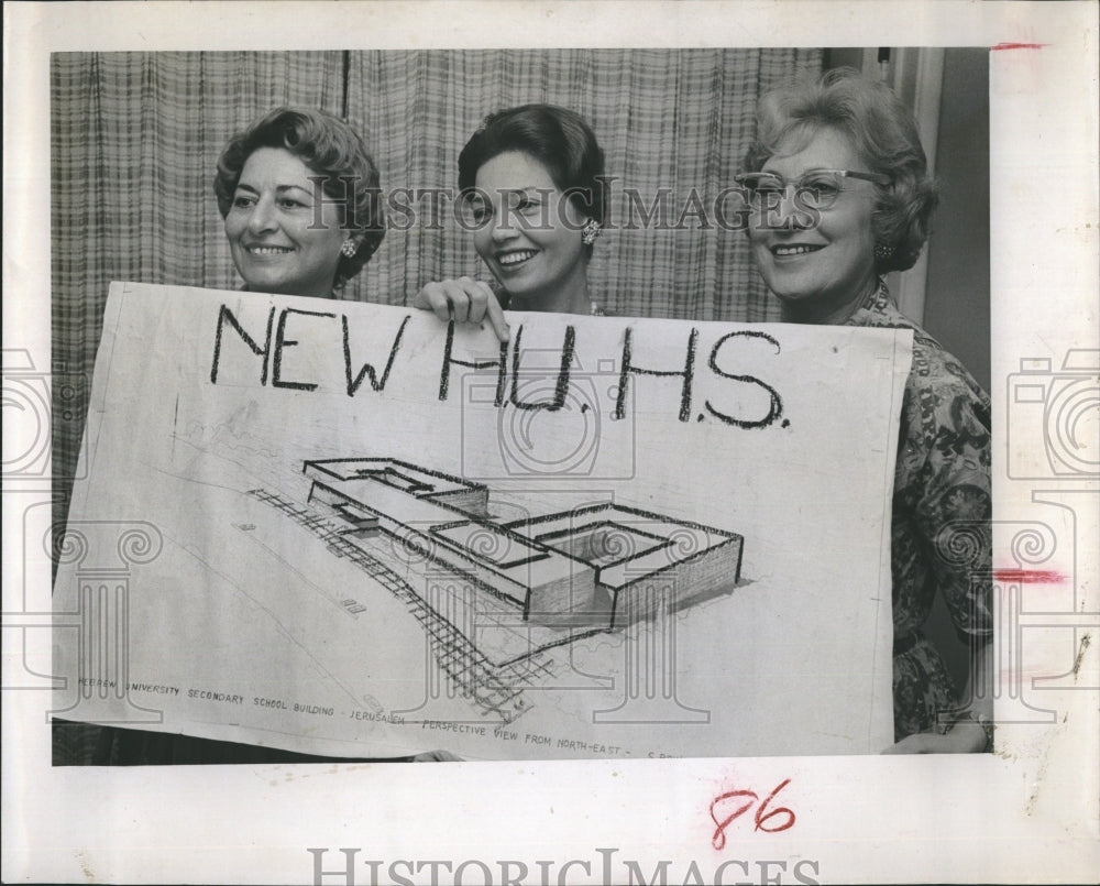 1963 Press Photo Mrs. Albert Felman, Mrs. Morris Hansburg and Mrs. David Polman - Historic Images