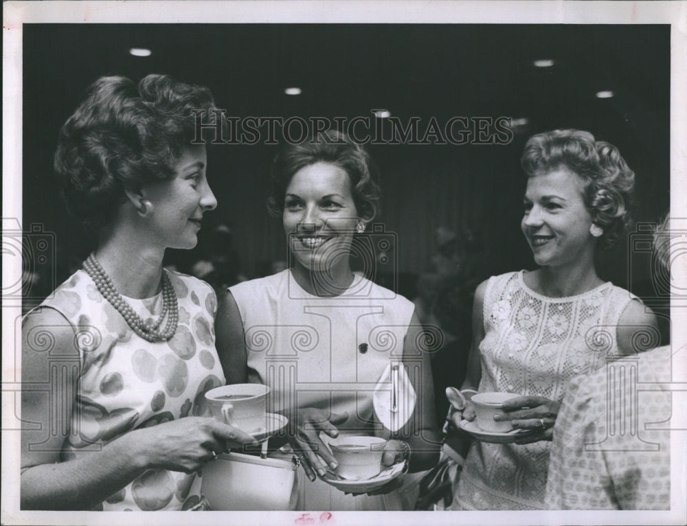 1963 Press Photo Mrs. Albert Wilcox, Mrs. William Pollar, Mrs Elbert Kruse - Historic Images