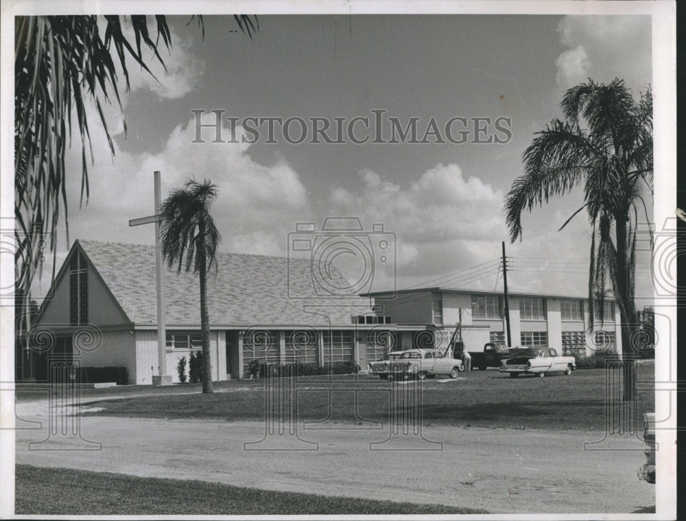 1959 Press Photo The New educational Building of St. Paul&#39;s Evangelical Lutheran - Historic Images