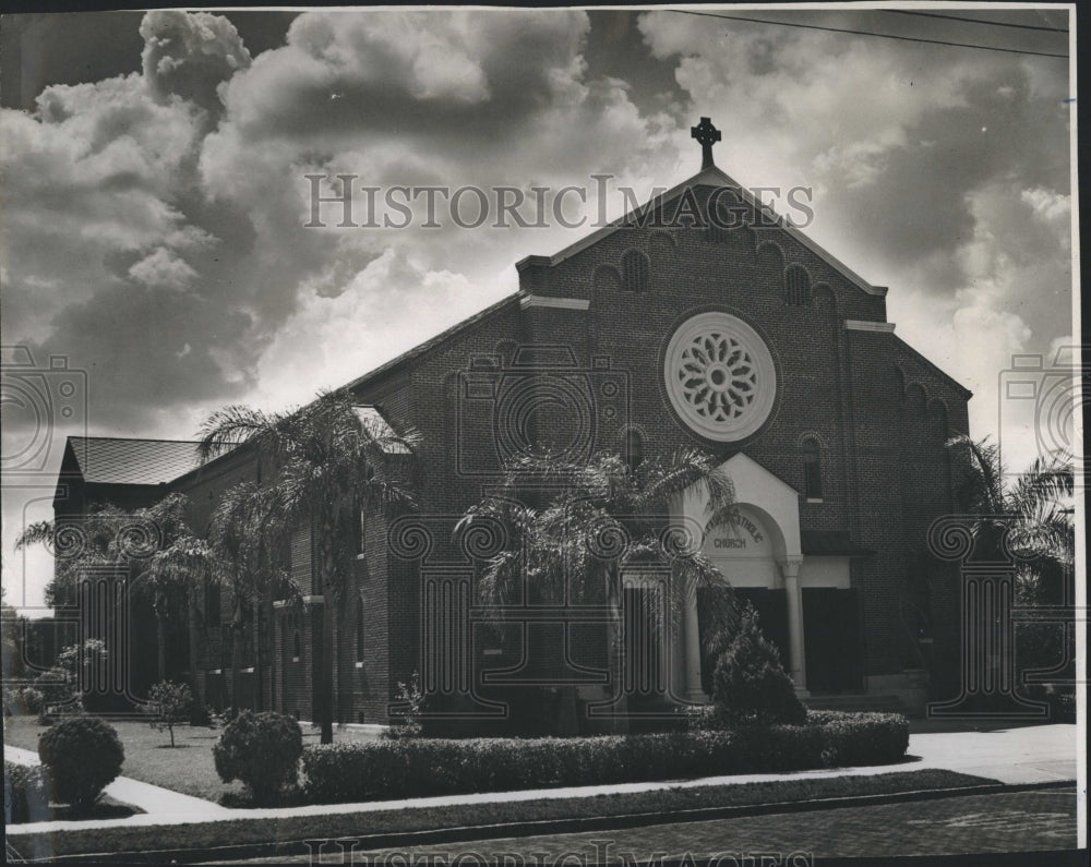 1981 Press Photo St Paul&#39;s Catholic Church will have a 50 Th Yr Jubilee - Historic Images