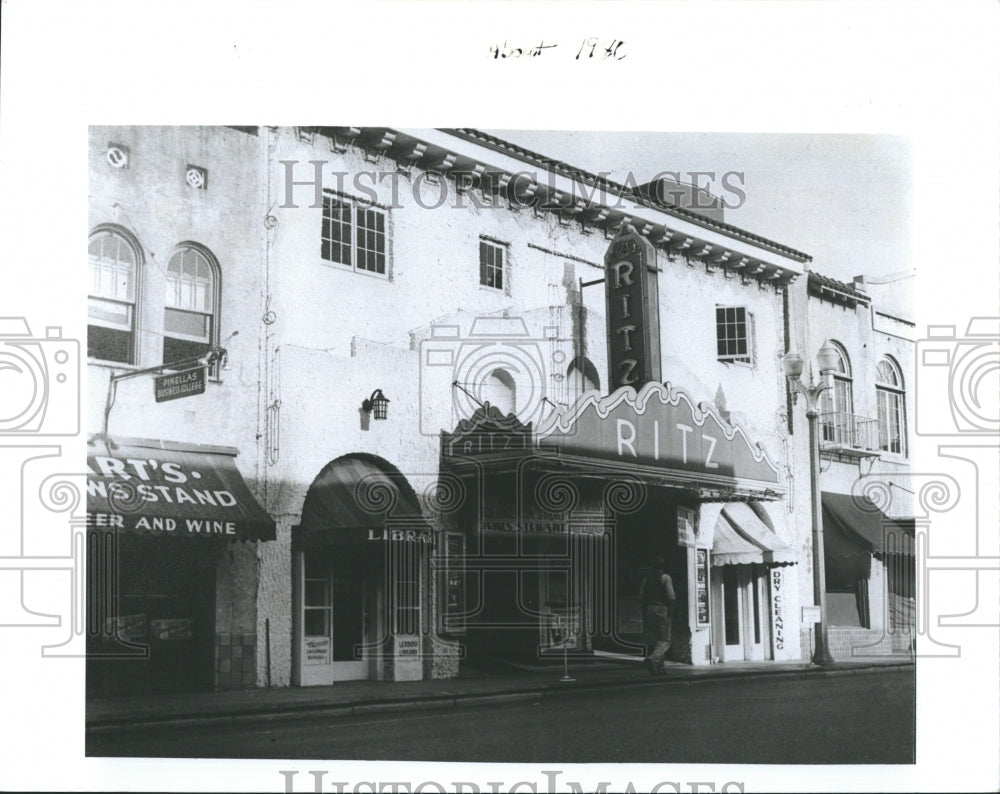 Ritz Theater Clearwater Florida City History Old Landmark B&amp;W - Historic Images