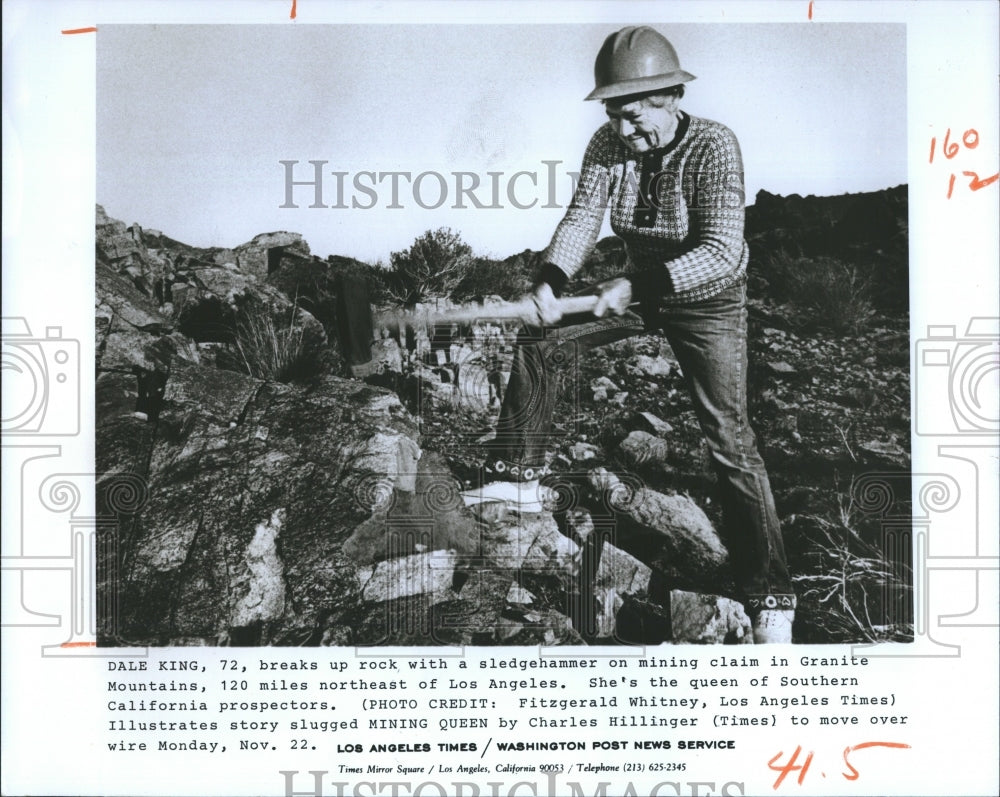 Press Photo Coal Miner - RSH21169 - Historic Images