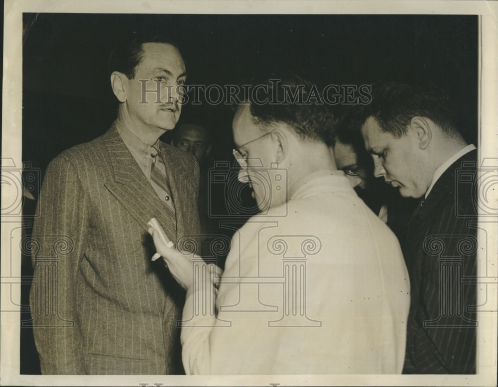 1940 Press Photo Alexander C. Kirk German Ambassador Berlin New York Diplomat - Historic Images