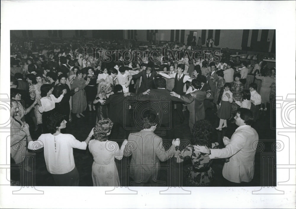 1984 Press Photo Epiphany Ball at Tampa&#39;s Egypt Temple - RSH21323 - Historic Images