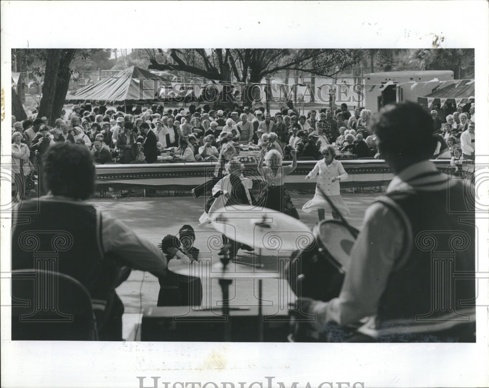 1983 Music and Dancing at Greek Orthodox Epiphany-Historic Images