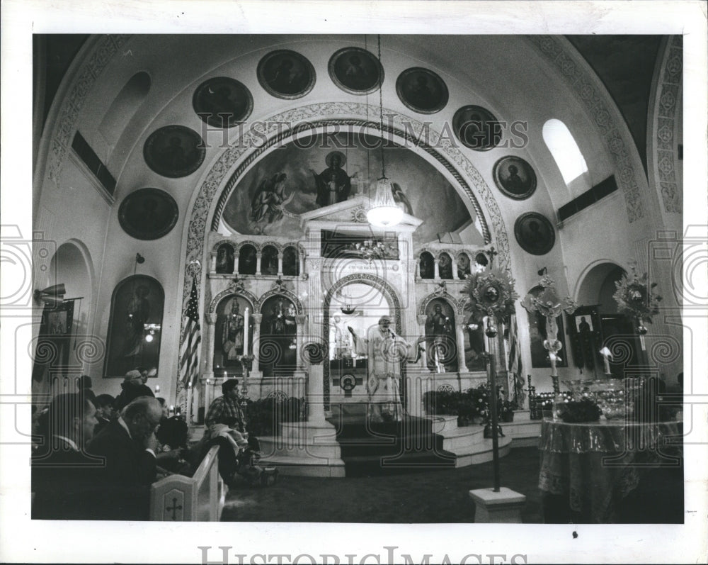 1983 Press Photo St Nicholas Cathedral - Historic Images