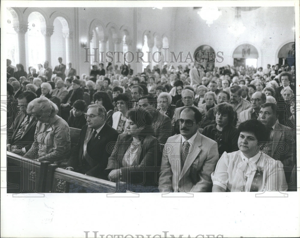 1986 Press Photo St. Nicholas Greek Orthodox Church - Historic Images