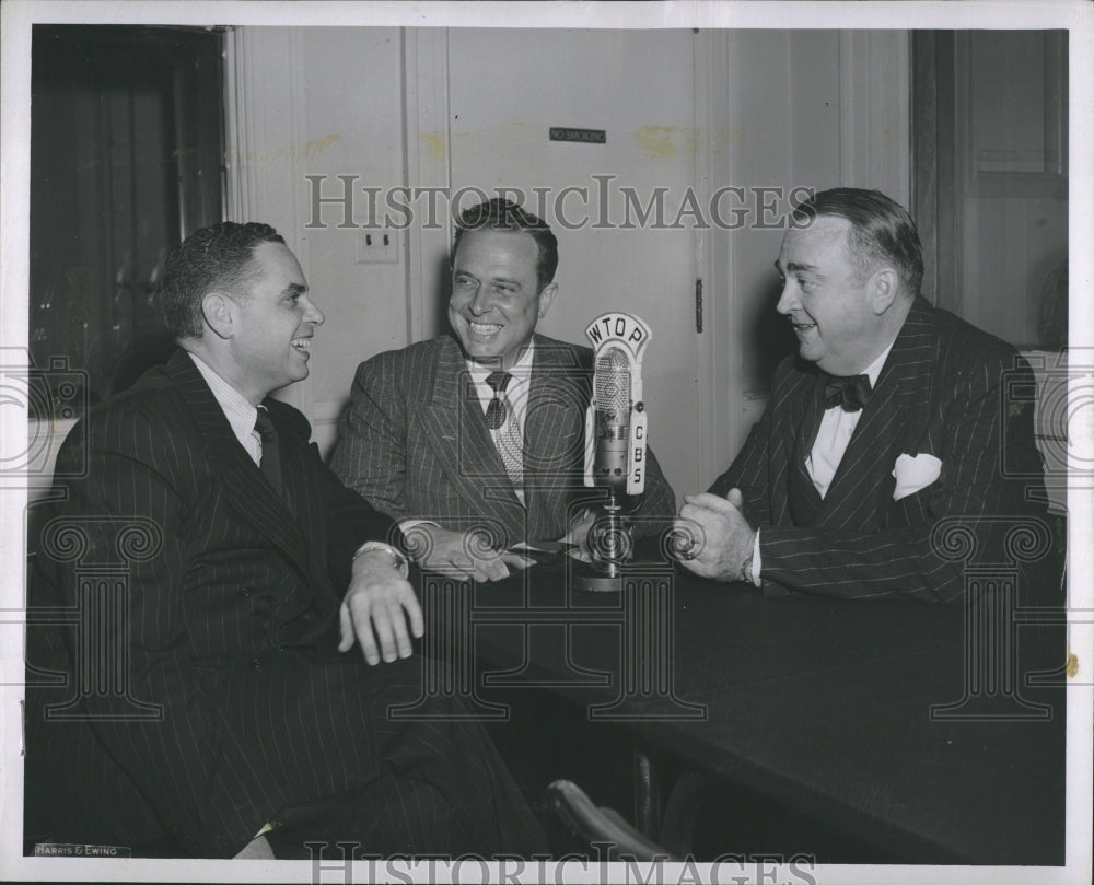 1950 Press Photo Roger B. Doulens, Arch McDonald and John Hayes - Historic Images