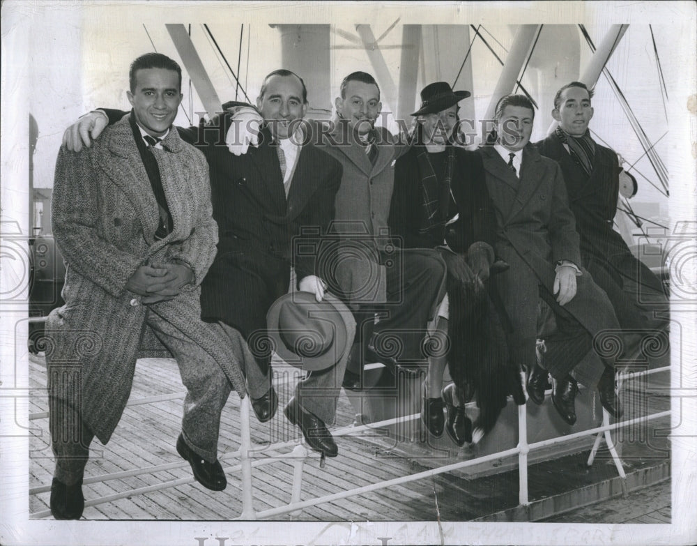 1942 Pablo Fonseca E Silva, Alberto Petrolini, Carlos Sos-Historic Images