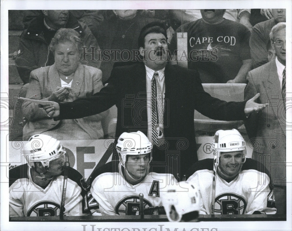 Press Photo Pat Burns - Historic Images