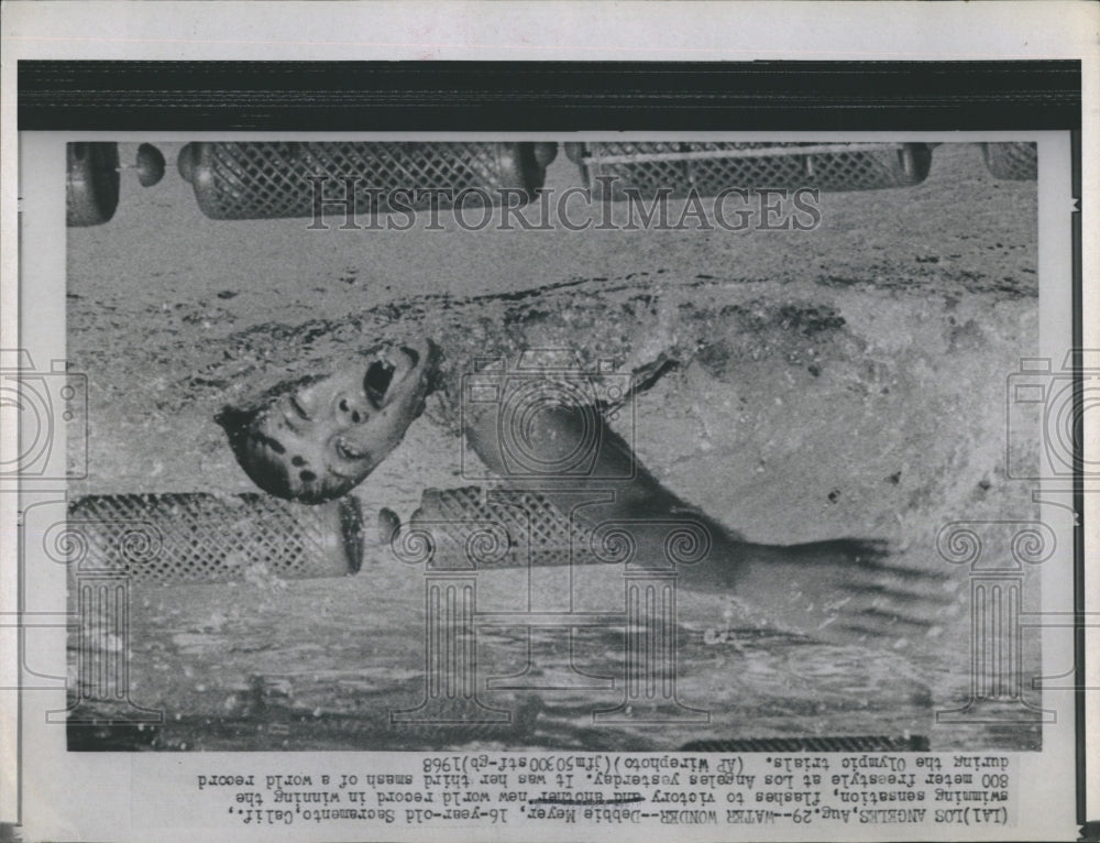 1968 Press Photo Debbie Meyer - Historic Images