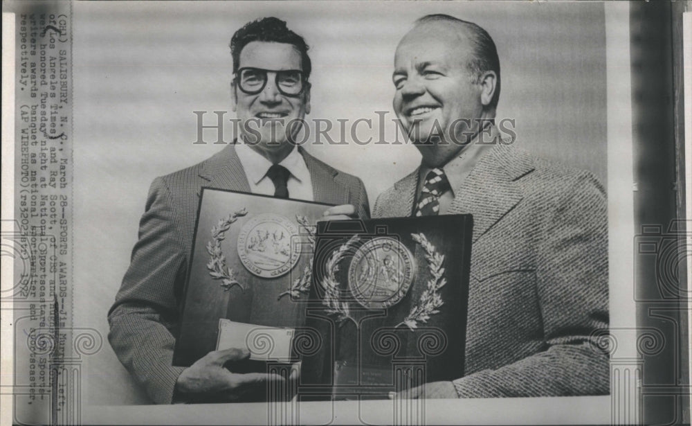 1972 Press Photo JIm Murray and Ray Scott - RSH22091 - Historic Images