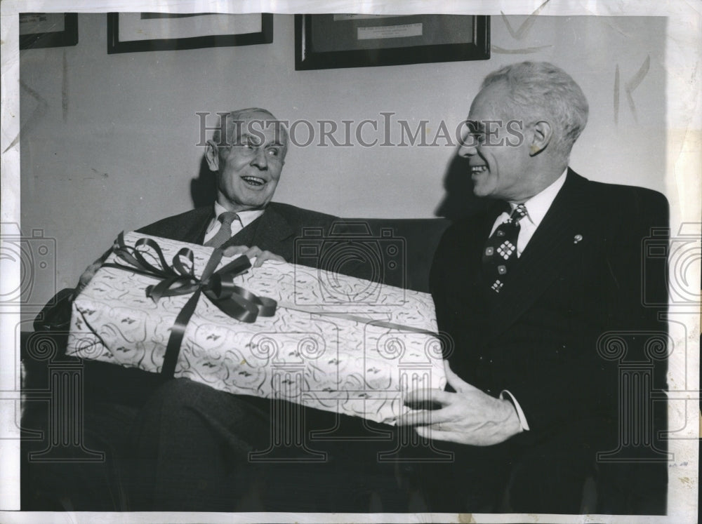 1953 Bernie Wefers and son Bernard Wefers Jr.-Historic Images