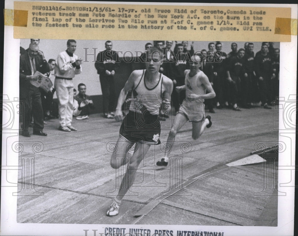 1961 Press Photo Bruce Kidd - Historic Images