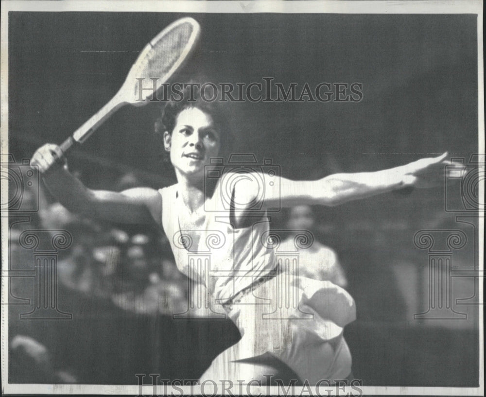 1975 Press Photo Evonne Goolagong in Detroit Women&#39;s Tournament - RSH22263 - Historic Images