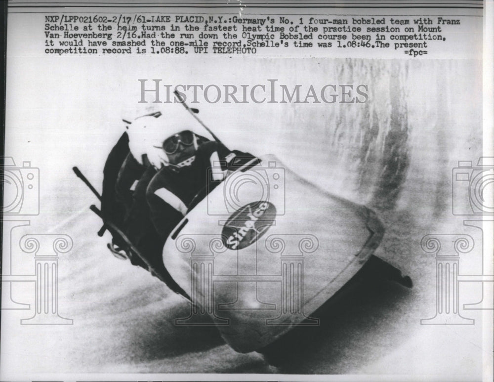 1961 German Olympic Bobsled Team-Historic Images