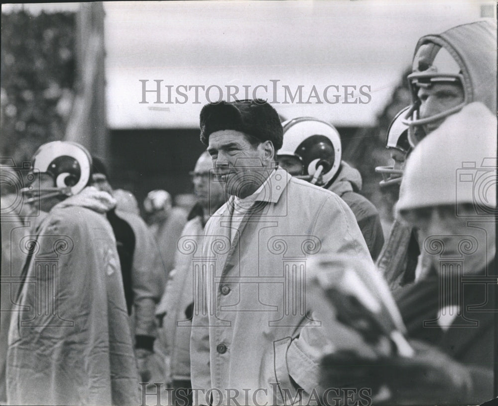 1967 Washington Redskins Coach George Allen - Historic Images