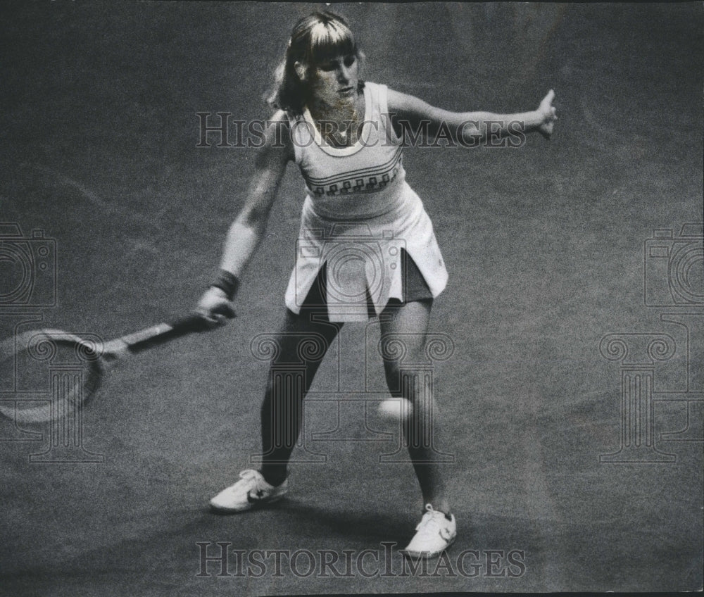 1979 Press Photo Evert Avon Championships of Seattle Tennis Tournament - Historic Images