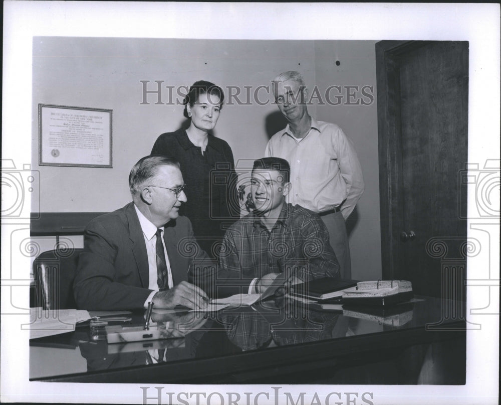 1957 Von McDaniel signed with St Louis as a pitcher,-Historic Images