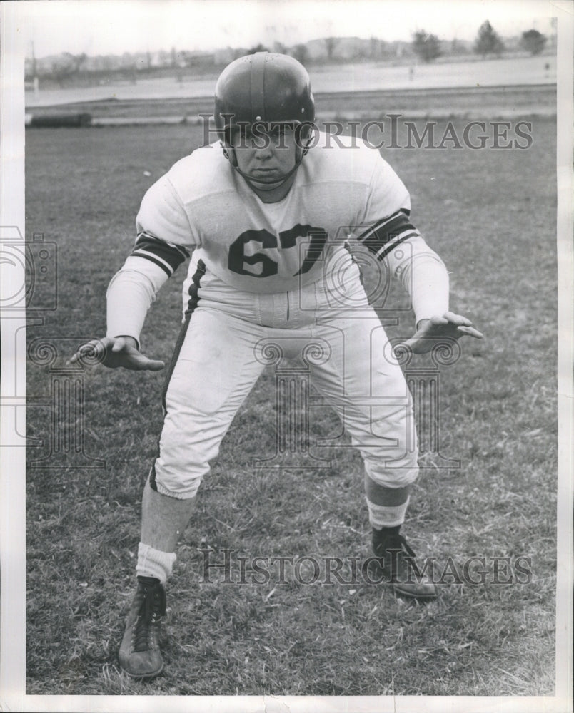 1955 Bob Burkey College Football Player-Historic Images