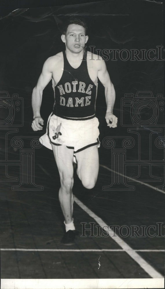 1941 J. Gregory Rice, Notre Dame runner.-Historic Images