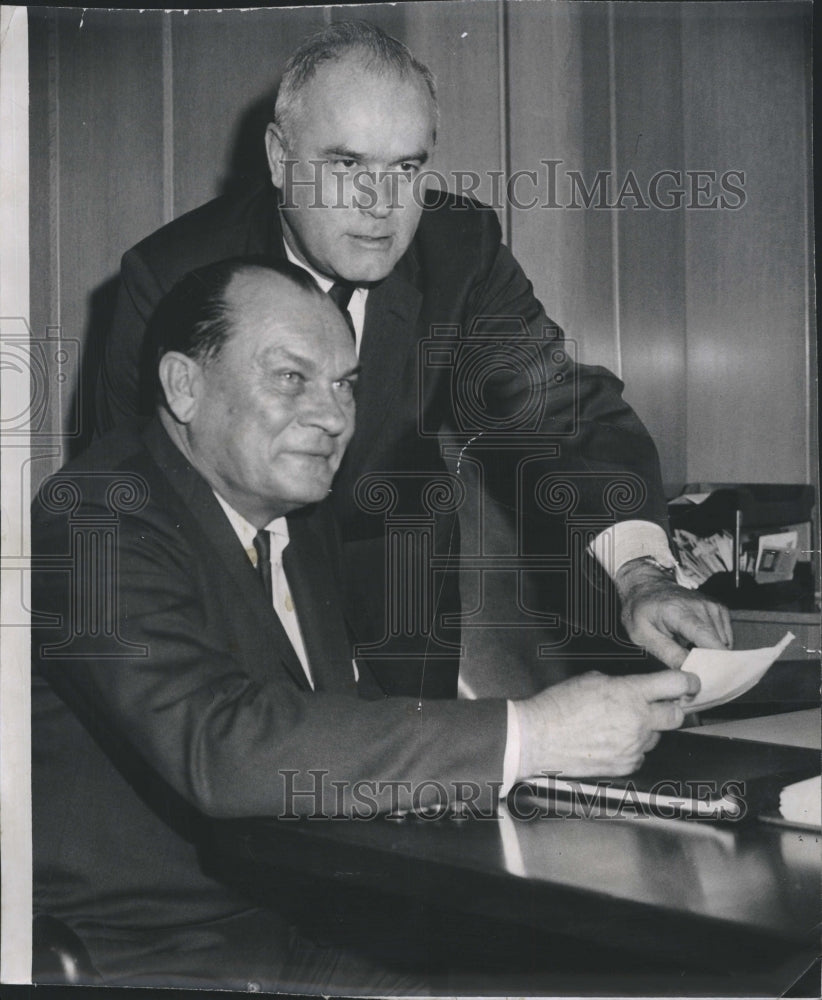 1962 Mike Heggins Dick O&#39;Connell Red Sox Manager - Historic Images