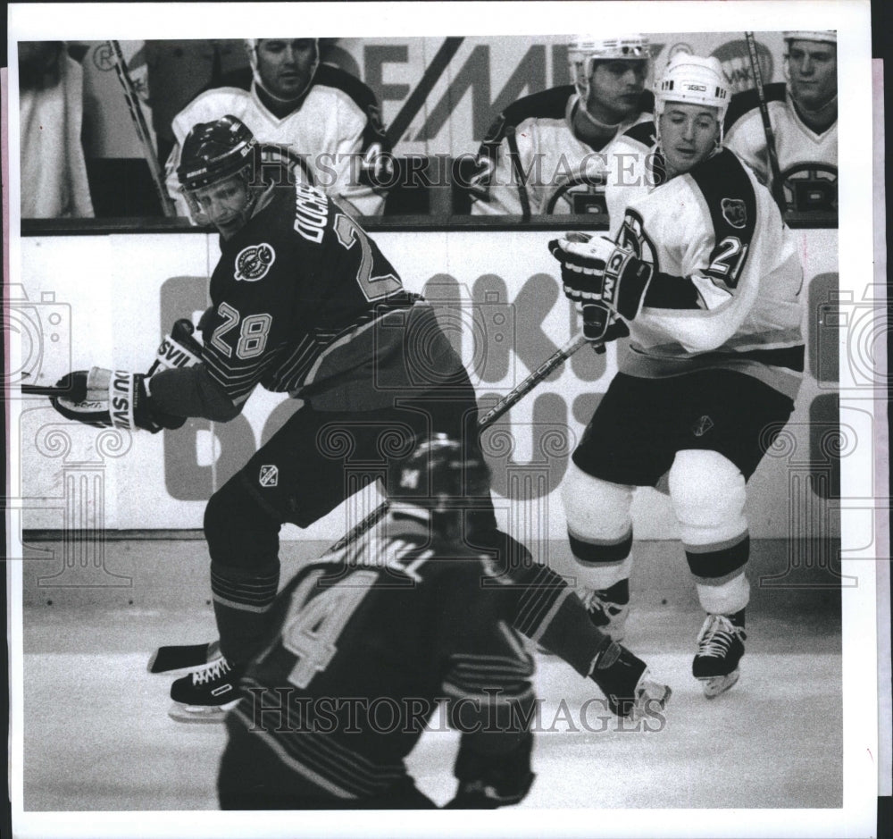 1998 Press Photo Boston Bruins vs St. Louis Blues - Historic Images