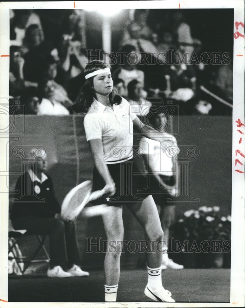 1981 Press Photo Hana Mandlikova Florida Federal - Historic Images