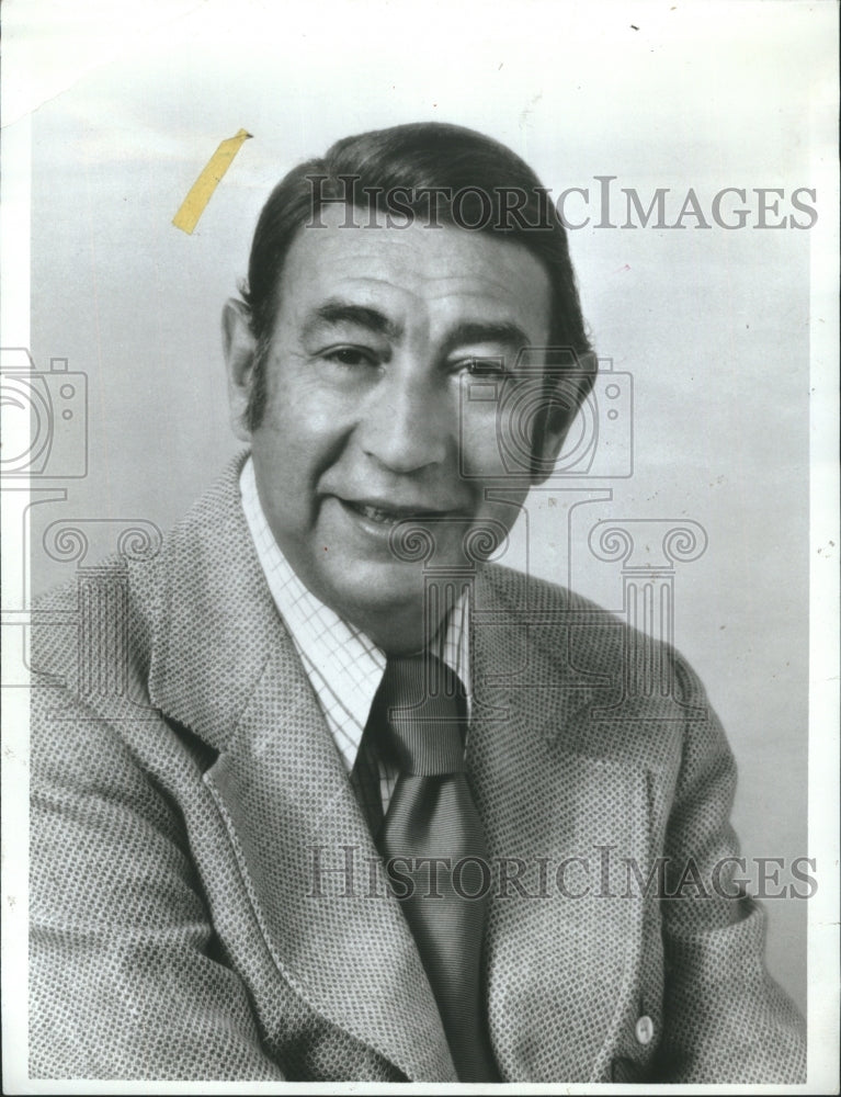 1990 Howard Cosell ABC Sports Sportscaster Host B&amp;W Journalist-Historic Images