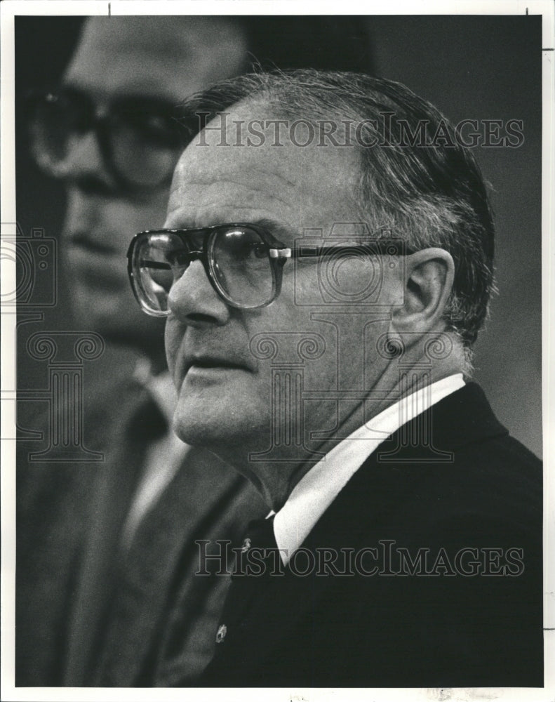 1989Press Photo Lamar Hunt  American sportsman and promoter of American football - Historic Images