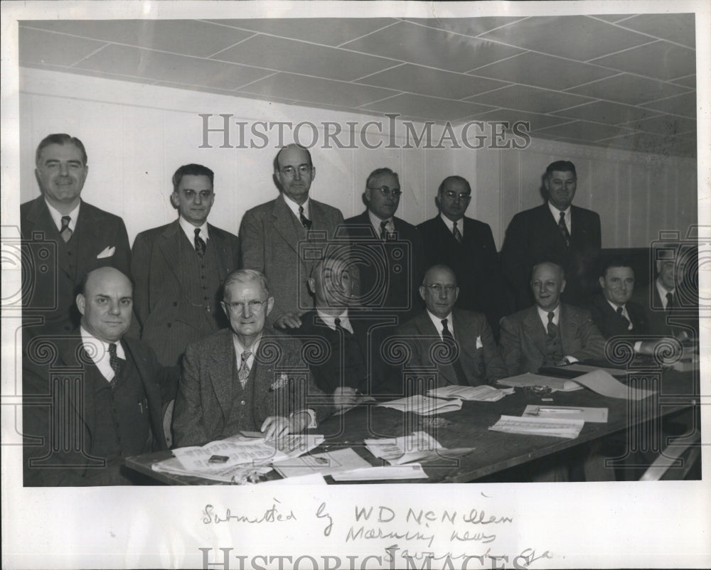 1963 Press Photo Officials of the South Atlantic Baseball League. - Historic Images