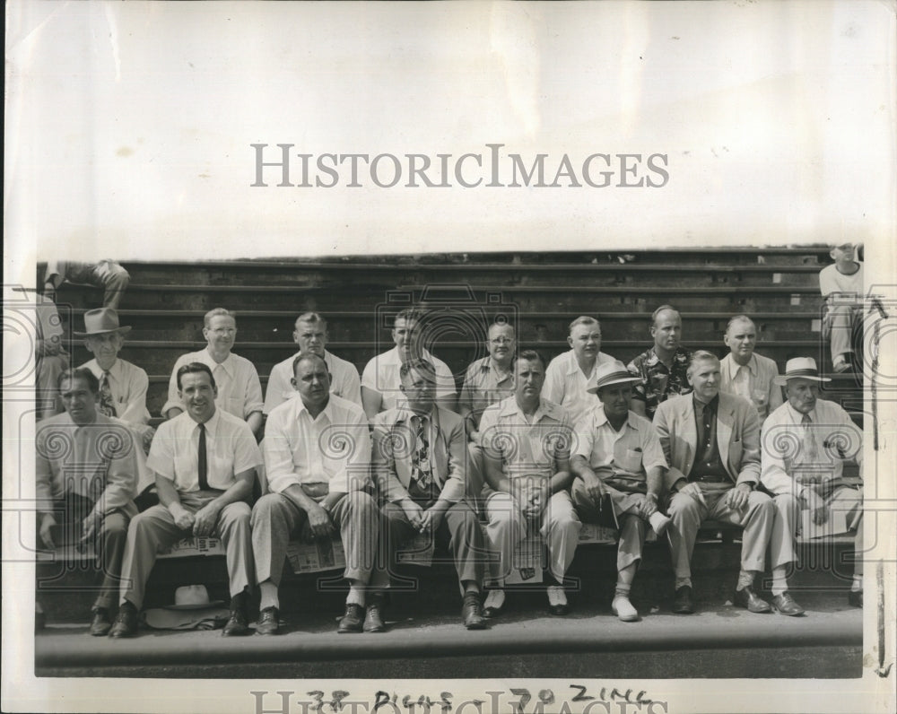 1952 Press Photo Major League scouts - Historic Images