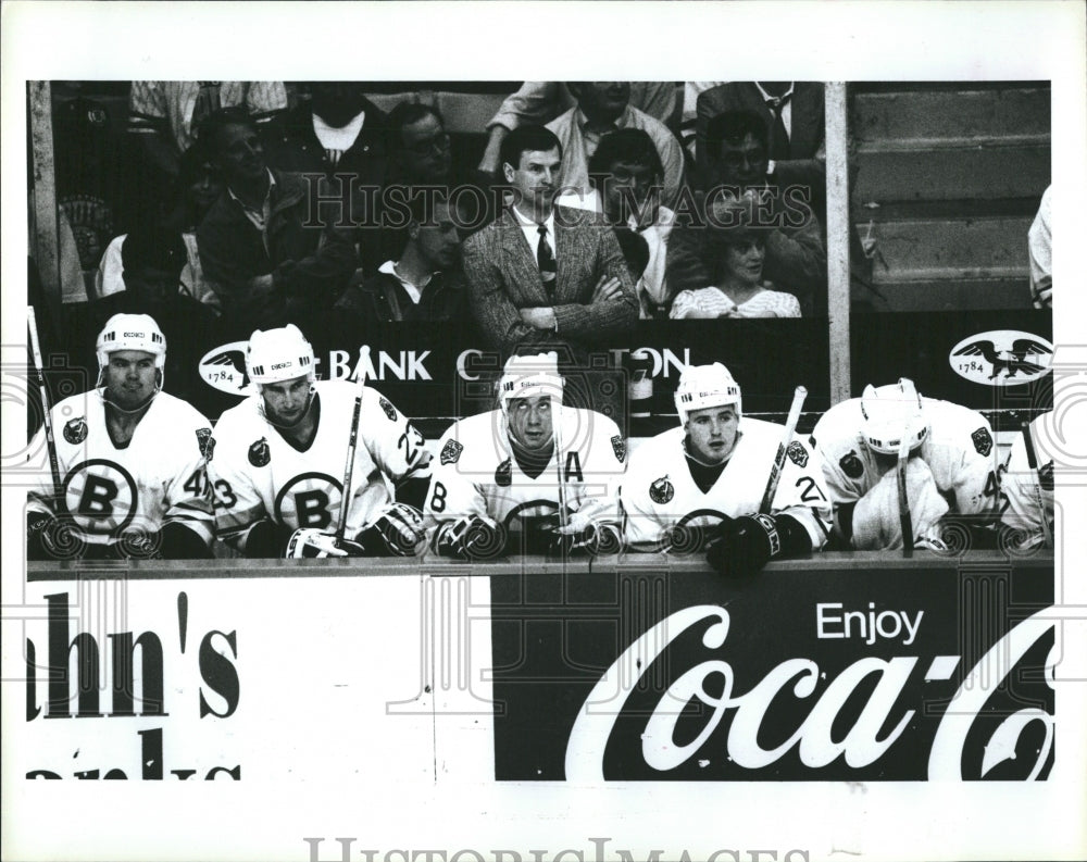 1993 Press Photo B&#39;s Bench during Buffalo Game 2 - RSH24333 - Historic Images