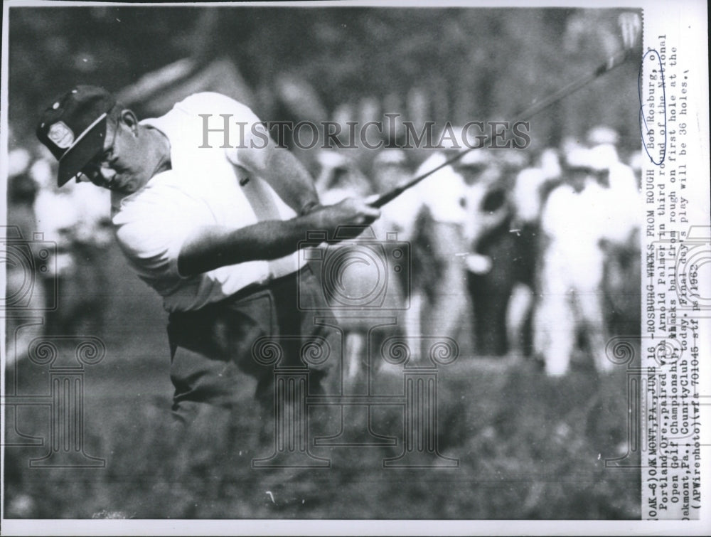 1962 Press Photo Bob Rosburg  Oakmont CC - Historic Images