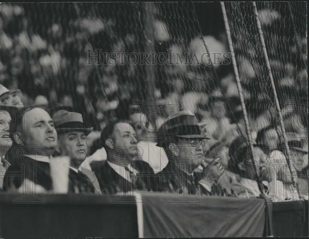 1936 Press Photo Oklahoma City Mayor Frank Martin And Lieut Gov. Jimmy Berry - Historic Images